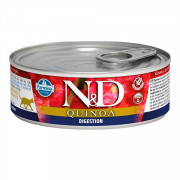 Farmina N&D Quinda консервы беззерновые для кошек для поддержки пищеварения ягненок с киноа