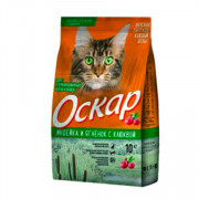 Оскар сухой корм для кошек стерилизованных индейка и ягненок с клюквой