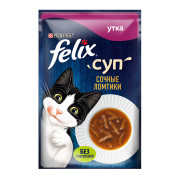 Felix пауч для кошек Суп Juicy Slcn Сочные ломтики с уткой