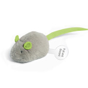 GiGwi игрушка для собак мышка со звуковым чипом, ткань