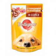 Pedigree корм консервированный для взрослых собак мини ягненок овощи