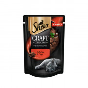 Sheba Craft корм консервированный для кошек рубленые кусочки говядины в соусе