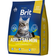 Brit Premium Cat Adult Salmon корм сухой для кошек, лосось