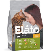 ELATO Holistic Adult Cat Chicken & Duck / Hairball Control корм сухой для кошек для выведения шерсти курица и утка