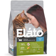 ELATO Holistic Adult Cat Ocean Fish / Beautiful & Shiny Cat Hair корм сухой для кошек для красивой и блестящей шерсти рыба