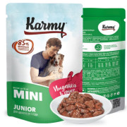 KARMY Mini Junior консервы для щенков мелких пород Индейка в соусе