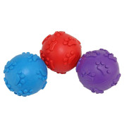 DOGMAN игрушка для собак мячик с лапками пищащий