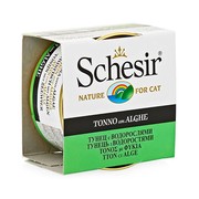 Schesir консервы для кошек тунец/морские водоросли