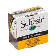 Schesir консервы для кошек тунец/сурими
