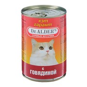 Dr. Alder's Cat гарант консервы для кошек говядина
