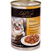 Edel Cat консервы для кошек нежные кусочки курица и утка в соусе