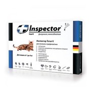 Inspector инсекто-акарицидные капли от всех паразитов для кошек до 4кг