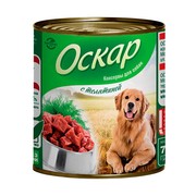 Оскар консервы для собак с телятиной