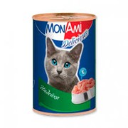 MonAmi консервы для кошек индейка