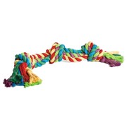Beeztees Игрушка для собак Канат с 3-мя узлами разноцветный, 425г, 60см