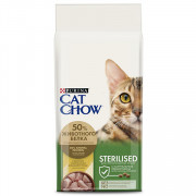 Cat Chow Sterilized сухой корм для Кастрированных Котов и Стерилизованных Кошек птица