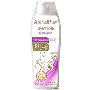 AnimalPlay шампунь успокаивающий с экстрактом мелиссы для кошек 250мл