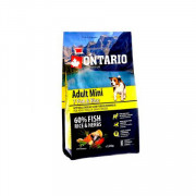 ONTARIO корм сухой для собак малых пород с 7 видами рыбы и рисом